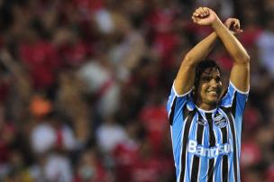 Com três gols no Gauchão, Marcelo Moreno é um dos destaques do Grêmio no início da temporada (Diego Vara)