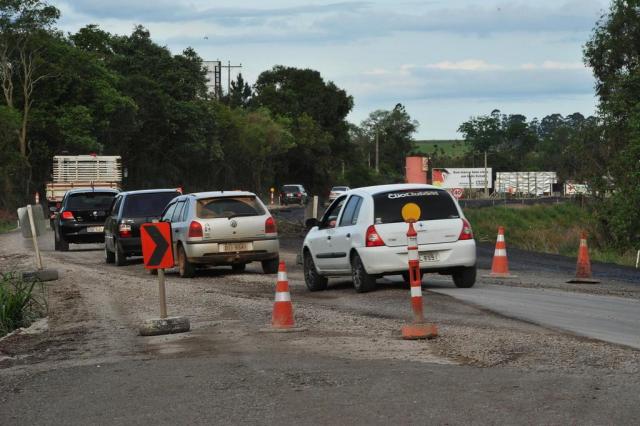 Santa Maria 28/09/2017 - RS - Brasil obras na ERS-149, de Formigueiro a restinga Seca, e na RSC-287, de Santa Maria a Paraíso do SulRSC 287 - Restinga Seca (Em obras)