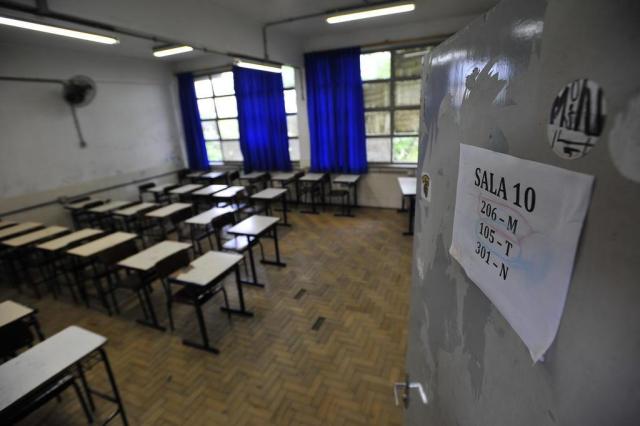  SANTA MARIA, RS, BRASIL. 12/09/2017.O Diário foi às cinco maiores escolas de Santa Maria para verificar como está a situação durante o período de greve. Três escolas estão com greve parcial, sendo que uma está com a maior parte dos professores trabalhando e duas estão em greve total. Em todos os colégios, o movimento grevista é por tempo indeterminado.Na foto: Cilon RosaFOTO: GABRIEL HAESBAERT / NEWCO DSM