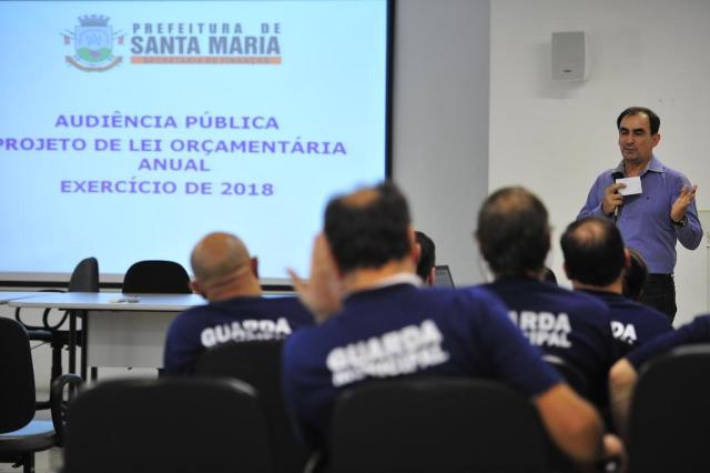  SANTA MARIA, RS, BRASIL. 17/10/2017.audiência pública da Lei do Orçamento no auditório da prefeituraFOTO: GABRIEL HAESBAERT / NEWCO DSM