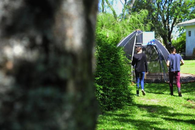  SANTA MARIA, RS, BRASIL. 24/10/2017.Cor cortes de verbas e demissões, funcionários terem de abandonar as atividades no Jardim Botânico da UFSMFOTO: GABRIEL HAESBAERT / NEWCO DSM