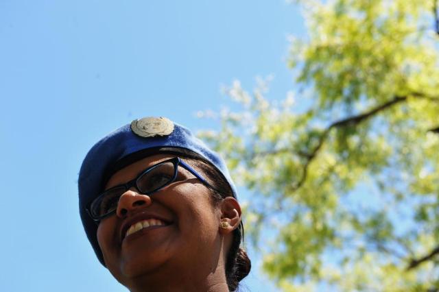 Santa Maria - RS - BRASIL 01/11/2017 Militares participam de formatura  após Brasil encerrar participação na missão de paz da ONU no HaitiCases:  Na sequênciaLuciléia de Oliveira Vicente, 35 anos - 3º sargento - Téc. de Enfermagem