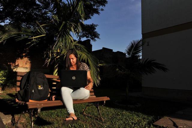  Santa Maria - RS - BRASIL 02/11/2017 estudante Jaqueline, que vai fazer Enem