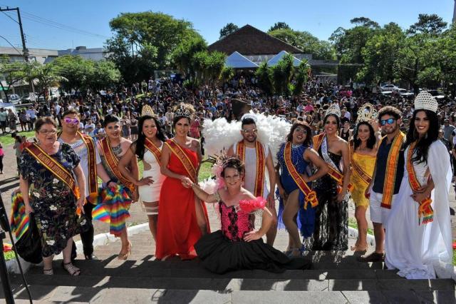  Santa Maria, RS, Brasil, 19/11/2017.Parada Gay em Santa Maria.