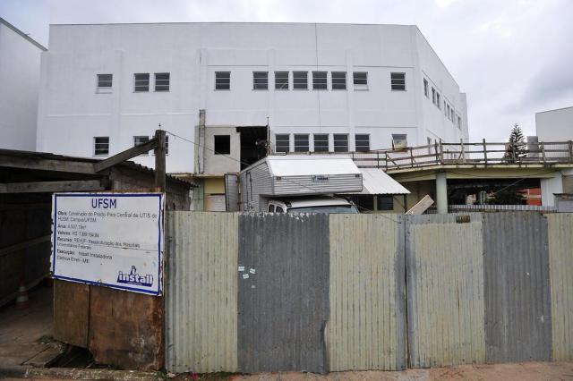  SANTA MARIA, RS, BRASIL.10/10/2017.OBRA CENTRAL DE UTIS HOSPITAL UNIVERSITÁRIO DE SANTA MARIA DEVEM FICAR PRONTA NO FINAL DO ANOFOTO: GABRIEL HAESBAERT / NEWCO DSM