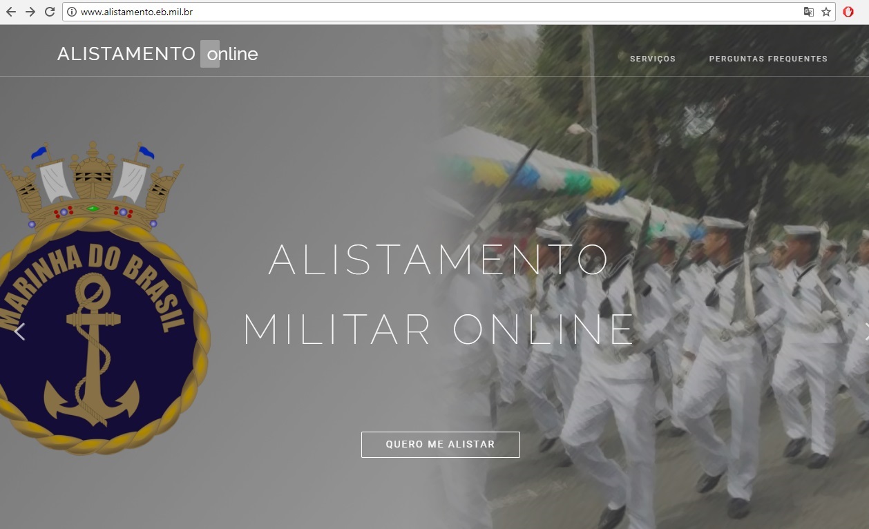 Alistamento militar obrigat rio pode ser feito pela internet DG