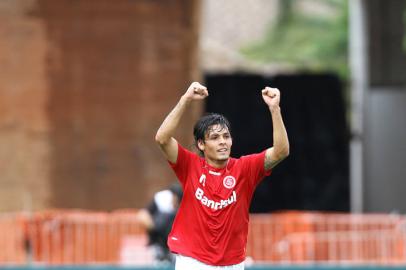 Ricardo Goulart - gol - comemoração - Inter - Santa Cruz - estádio Beira-rio - Gauchão - Campeonato Gaúcho - 22/01/2011 