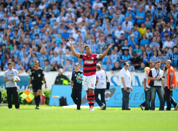 Globo Esporte RS  Veja lances de Ronaldinho Gaúcho em Grêmio 2x0