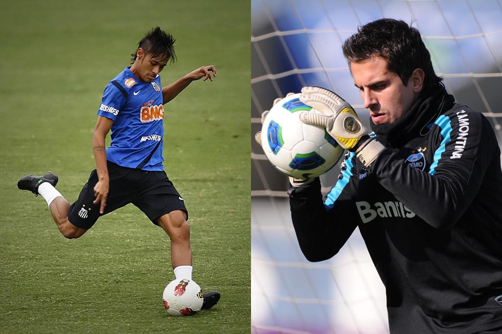 Montagem sobre fotos de Ricardo Saibun, Divulgação Santos FC e Fernando Gomes/null