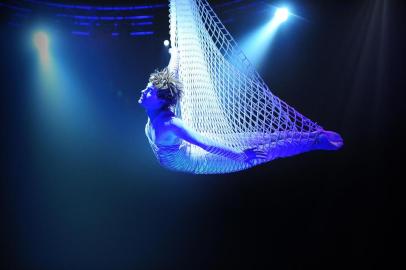 Aprensentacao para imprensa nacional do grupo internacional circense Cirque du Soleil que estreia em setembro no brasil o espetaculo Varekai baseado na lenda de icaro de origem grega Indexador JEANSCHWARZ cirque du soleil,espetáculo,varekai,mitologia grega,ícaro,malabarismo