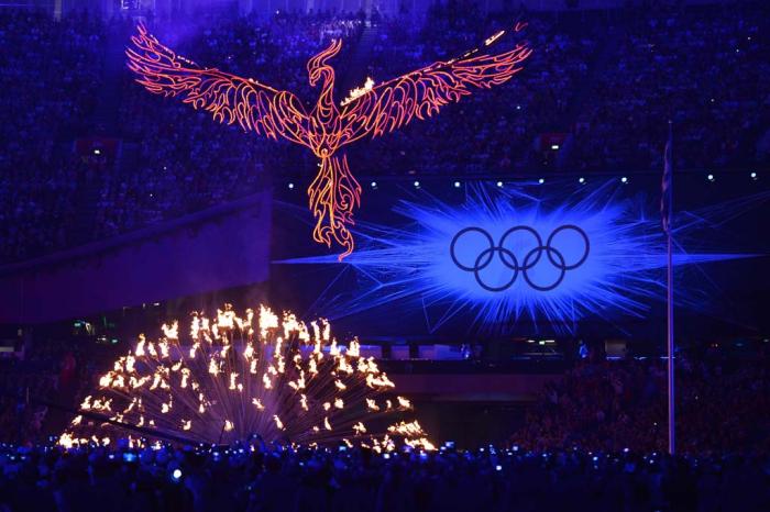 Muita música e efeitos especiais para abrir a competição nos Jogos Olímpicos