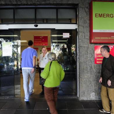 Movimento nas unidades de saúde do Grupo Hospitalar Conceição com a greve de servidores. Na foto, o Hospital Conceição