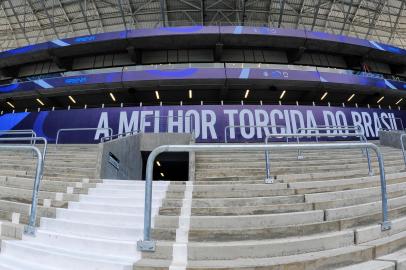  

PORTO ALEGRE, RS, BRASIL, 17/12/2012, 11h23:  Uma visão sobre a Arena do Grêmio (Foto: Omar Freitas / Zero Hora)