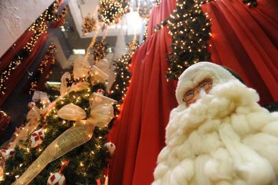  decoração de natal no Santa Maria Shopping