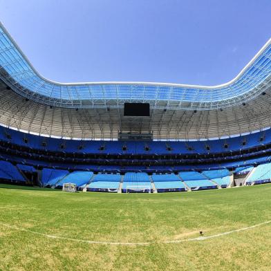  

PORTO ALEGRE, RS, BRASIL, 17/12/2012, 11h23:  Uma visão sobre a Arena do Grêmio (Foto: Omar Freitas / Zero Hora)