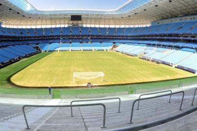  

PORTO ALEGRE, RS, BRASIL, 17/12/2012, 11h23:  Uma visão sobre a Arena do Grêmio (Foto: Omar Freitas / Zero Hora)