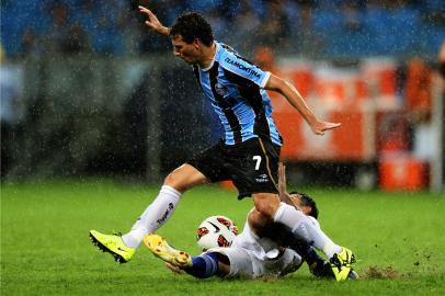 zol gremio huachipato libertadores 2013 elano futebol esporte 14022013    