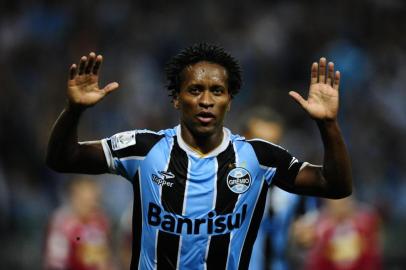  

PORTO ALEGRE, RS, BRASIL 05/03/2013 
FOTO: MAURO VIEIRA / ZERO HORA
Libertadores 2013, Grêmio x Caracas no estádio Arena do Grêmio.
Jogador Zé ROberto