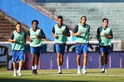 Souza - Grêmio - volante - Libertadores - treino