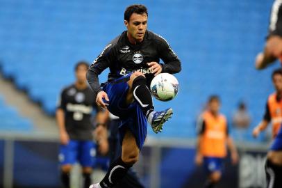  

PORTO ALEGRE,RS,BRASIL, 15/03/2013
FOTO:MAURO VIEIRA/ ZERO
Treino do time titular do Grêmio antes do jogo deste sábado pelo Gauchão.