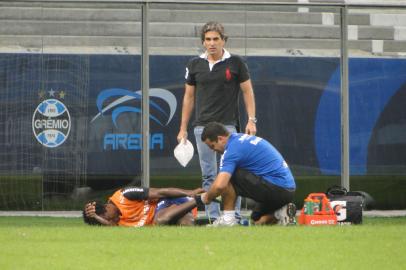 treino grêmio - arena - zé roberto - lesão