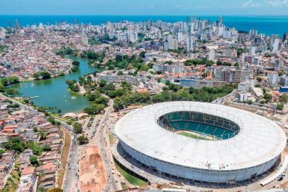 Arena fonte Nova, estádio que receberá jogos da Copa das Confederações e da Copa do Mundo 2014