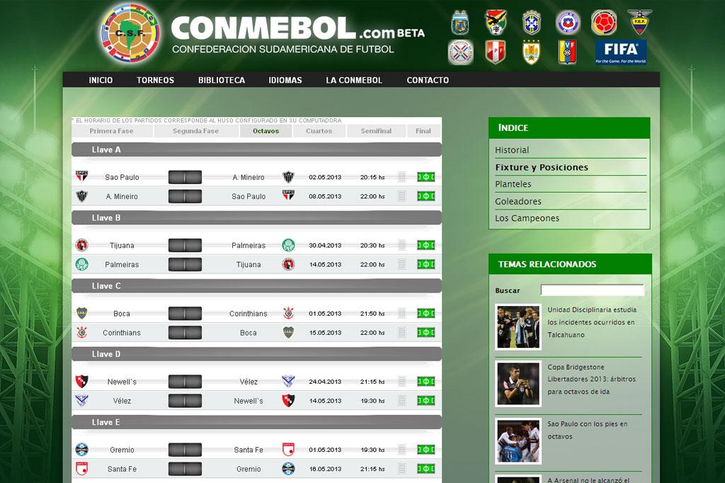 Reprodução Conmebol.com/null