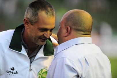  

CAXIAS DO SUL, RS, BRASIL, 31/03/2013. Juventude x Veranópolis, jogo válido pela 5ª rodada da taça Farroupilha, segundo turno do Campeonato Gaúcho (Gauchão 2013), realizado no estádio Alfredo Jaconi, em Caxias do Sul. (Porthus Junior/Pioneiro)