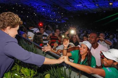 Dilma inauguração do Maracanã