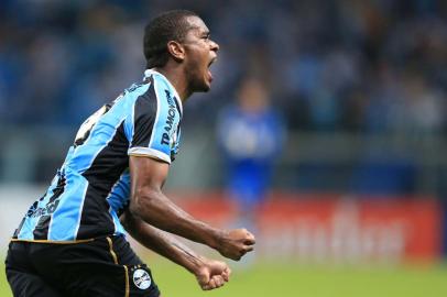 libertadores - grêmio x santa fe - arena - gol fernando