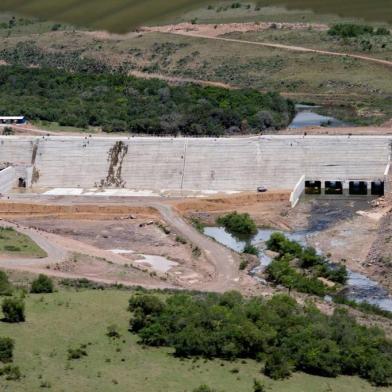  Barragem de Taquarembó, estágio atual da obracrédito: Divulgação.