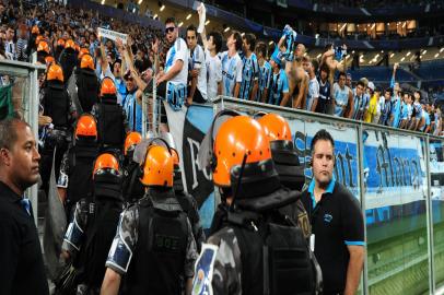  

PORTO ALEGRE, RS, BRASIL, 30/01/2013 (FOTO: FERNANDO GOMES / ZERO HORA) Busca por vaga na Libertadores, jogo na ARENA, Grêmio e e LDU.