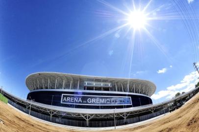  

PORTO ALEGRE, RS, BRASIL, 17/12/2012, 11h23:  Uma visão sobre a Arena do Grêmio (Foto: Omar Freitas / Zero Hora)