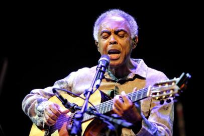  

Porto Alegre, Rs, Brasil, 05/05/2013- Show de Gilberto Gil no teatro do Sesi