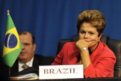 President of Brazil Dilma Rousseff , addresses the 5th Brics summit in Durban on March 27, 2013. Leaders from the BRICS group of emerging powers on Wednesday failed to launch a much-anticipated new development bank to rival Western-dominated institutions like the World Bank. AFP PHOTO / ALEXANDER JOE