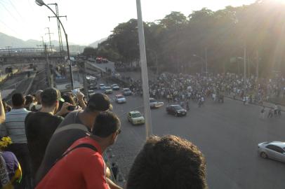 rdgol - copa das confederações - rio de janeiro - maracanã - protesto