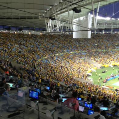 maracanã, brasil, espanha, copa das confederações, final, estádio, torcedores, futebol