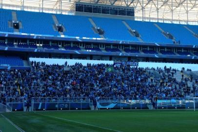 grêmio - torcida - arena - treino renato