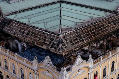  

PORTO ALEGRE, RS, BRASIL, 08-07-2013. Mercado Público de Porto Alegre. (Foto: Bruno Alencastro/Agência RBS, GERAL) Incêndio