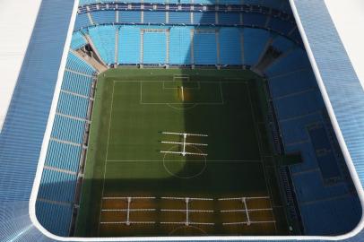  

PORTO ALEGRE, RS, BRASIL, 11-07-2013. Dia da paralização geral (Foto: Diego Vara/Agência RBS, GERAL) - Arena do Grêmio
Indexador: Diego Vara