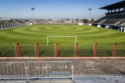  

NOVO HAMBURGO, RS, BRASIL, 25-07-2013: Estadio do Vale, do Esporte Clube Novo Hamburgo, em Novo Hamburgo. A estrutura precisou passar por adequacao ao padrao da Fifa para poder receber jogos do Internacional. A capacidade e para 15 mil pessoas. (Foto: Mateus Bruxel / Diario Gaucho)
Indexador: Mateus_Bruxel