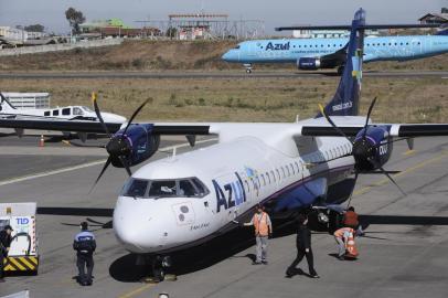  

CAXIAS DO SUL, RS, BRASIL  (31/07/2013) Aeroporto de Caxias do Sul. Caxias do Sul recepciona voos de Porto Alegre. (Roni Rigon/Pioneiro)