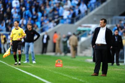  

PORTO ALEGRE, RS, BRASIL, 04-08-2013. Campeonato Brasileiro 2013,clássico de número 397, Grêmio x Inter na Arena. Técnico Dunga (Foto: FERNANDO GOMES/Agência RBS / ESPORTE)