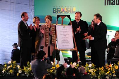  

OSÓRIO, RS, BRASIL, 09-08-2013 : Presidente Dilma Rousseff participa da inauguração do campus do Instituto Federal de Educação, Ciência e Tecnologia e da formatura de 480 alunos do Pronatec. (Foto: FERNANDO GOMES/Agência RBS, Editoria Geral)