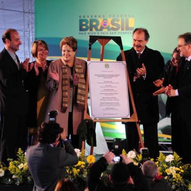  

OSÓRIO, RS, BRASIL, 09-08-2013 : Presidente Dilma Rousseff participa da inauguração do campus do Instituto Federal de Educação, Ciência e Tecnologia e da formatura de 480 alunos do Pronatec. (Foto: FERNANDO GOMES/Agência RBS, Editoria Geral)