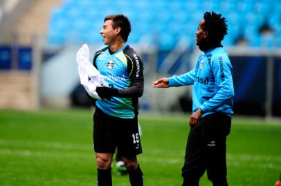 treino grêmio - arena - vargas e zé roberto