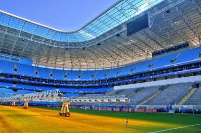  

PORTO ALEGRE, RS, BRASIL, 28/08/2013 : Preparativos na Arena do Grêmio para Santos x Grêmio. (Omar Freitas/Agência RBS, Esportes)
Indexador: Maicon Damasceno