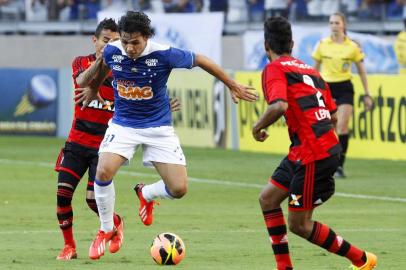 Ricardo Goulart marcou o gol da vitória sobre o Flamengo pelo Brasileirão 2013 em 8 de setembro de 2013