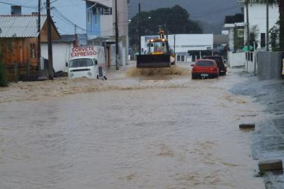 Alagamento em Bom Retiro, na Serra Catarinense