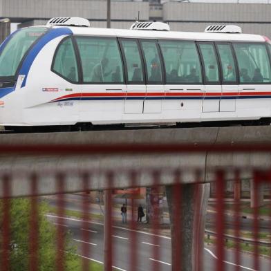  

Situação atual do Aeromóvel, que liga a estação Farrapos ao Aeroporto Salgado Filho.
Indexador: Diego Vara